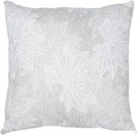 Декоративная подушка Rusdecor Льняная Листья (серый)