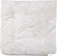 Подушка для сидения Rusdecor Льняная Листья (серый) 40 см