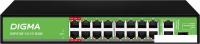 Неуправляемый коммутатор Digma DSP216F-1G-1C-R300