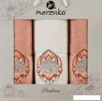 Набор полотенец Merzuka Padma 11638 (3 шт, в коробке, оранжевый)