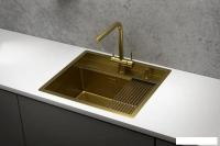 Кухонная мойка Granula Kitchen Space 6051 (золото сатин)