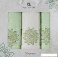 Набор полотенец Merzuka Daystar 11293 (3 шт, в коробке, фисташковый)