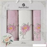 Набор полотенец Merzuka Lotus 11297 (3 шт, в коробке, сиреневый)