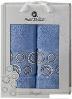 Набор полотенец Merzuka Bangle 50x90/70x140 11284 (голубой)