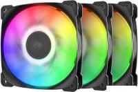 Набор вентиляторов Geometric Future Squama 2501 ARGB Triple Pack (черный)