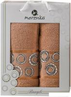 Набор полотенец Merzuka Bangle 50x90/70x140 11284 (коричневый)