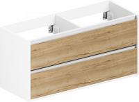 ЗОВ Тумба под умывальник Парма 120 (белый/галифакс)