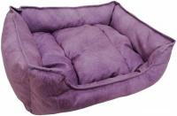 Лежак Happy Friends Пухлик комфорт stm 598 (фиолетовый)