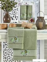 Набор полотенец Merzuka Lara 50x90/70x140 11782 (зеленый)