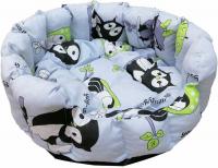 Лежак Happy Friends Ракушка №2 Совы stm 556