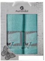 Набор полотенец Merzuka 50x90/70x140 11290 (бирюзовый)
