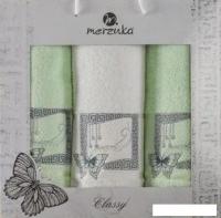 Набор полотенец Merzuka Classy 11291 (3 шт, в коробке, фисташковый)