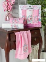 Набор полотенец Merzuka Brentis 10676 (3 шт, в коробке, розовый)
