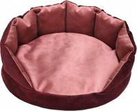 Лежак Кот и Пес Верона №1 Л5545М-С (бордовый)