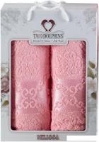 Набор полотенец Two Dolphins Melissa 10701 (2 шт, в коробке, розовый)