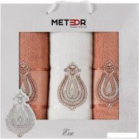 Набор полотенец Meteor Ece 11246 (3 шт, в коробке, персиковый)