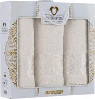 Набор полотенец Two Dolphins Sevakin 10239 (3 шт, в коробке, кремовый)