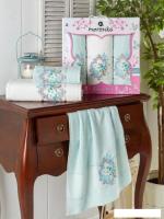 Набор полотенец Merzuka Brentis 10676 (3 шт, в коробке, мятный)