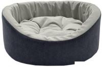 Лежак Homepet №1 82850 (43x38x15см, серый/белый)