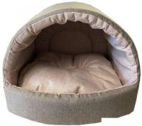 Домик Homepet №1 82822 (38x35x27см, коричневый/розовый)