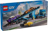 Конструктор LEGO City 60408 Грузовик-автовоз со спортивными автомобилями