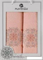 Набор полотенец Merzuka Inci 11294 (2 шт, в коробке, оранжевый)