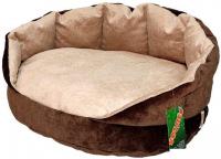Лежак Кот и Пес Верона №1 Л5545М-С (коричневый)