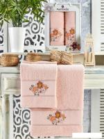 Набор полотенец Merzuka Lara 50x90/70x140 11782 (пудровый)