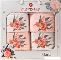 Набор полотенец Merzuka Maria 11851 (4 шт, в коробке, пудровый)