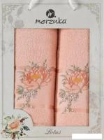 Набор полотенец Merzuka Lotus 11296 (2 шт, в коробке, оранжевый)