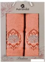 Набор полотенец Merzuka Padma 50x90/70x140 11637 (оранжевый)