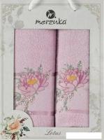 Набор полотенец Merzuka Lotus 11296 (2 шт, в коробке, сиреневый)