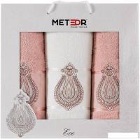 Набор полотенец Meteor Ece 11246 (3 шт, в коробке, розовый)