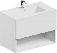 ЗОВ Тумба с умывальником Кито-2 100 (белый матовый)