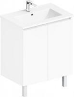 ЗОВ Тумба с умывальником Монови 60 на ножках (белая)