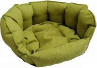 Лежак Happy Friends Ракушка Амелия - оливковая stm 606