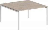 Стол Norden 140x143.8x75 SG.245.OL.44.WH (белый/дуб светлый)