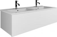 ЗОВ Тумба с умывальником Кито 120 (белый матовый)