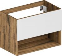 ЗОВ Тумба под умывальник Кито-2 90 под столешницу (аттик/белый матовый)