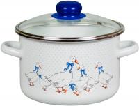 Кастрюля СтальЭмаль Гуси 1RD161S