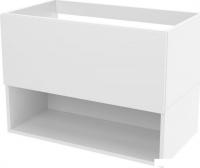 ЗОВ Тумба под умывальник Кито-2 60 под столешницу (белый матовый)
