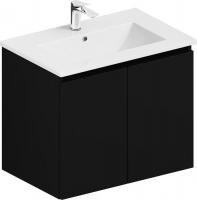 ЗОВ Тумба с умывальником Монови 80 подвесная (антрацит)