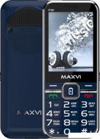 Кнопочный телефон Maxvi P18i (синий)