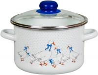 Кастрюля СтальЭмаль Гуси 1RD201S