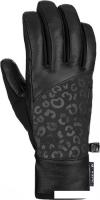 Горнолыжные перчатки Reusch Beatrix R-TEX XT 6331277-7053 (р-р 7, Black/Black Leopard)