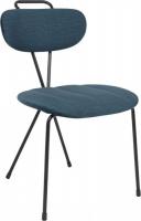 Стул AksHome Tori (темно-бирюзовый велюр Voss 86/черный)