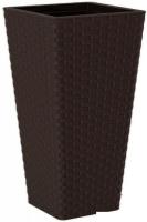 Кашпо Form-Plastic Rattana Slim FP-3900-070 (темно-коричневый)