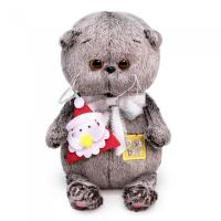 Классическая игрушка BUDI BASA Collection Басик Baby с игрушкой Дед Мороз BB-068 (20 см)