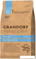 Сухой корм для собак Grandorf Medium & Maxi Breeds White Fish (с белой рыбой) 3 кг