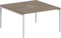 Стол Norden 120x143.8x75 SG.244.OD.44.WH (белый/дуб темный)